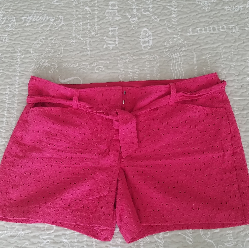 White House/Black Market Eyelet Shorts